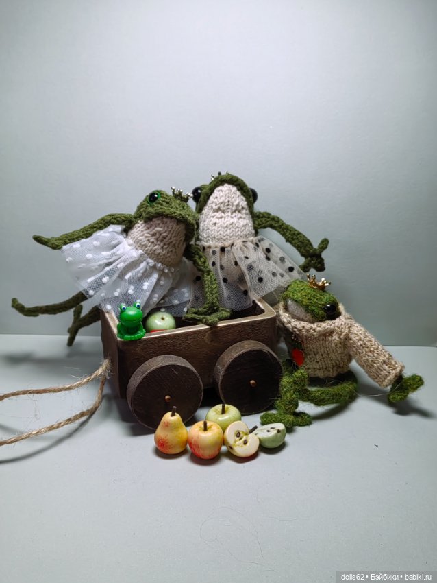 Лягушки-обнимушки — Авторские игрушки