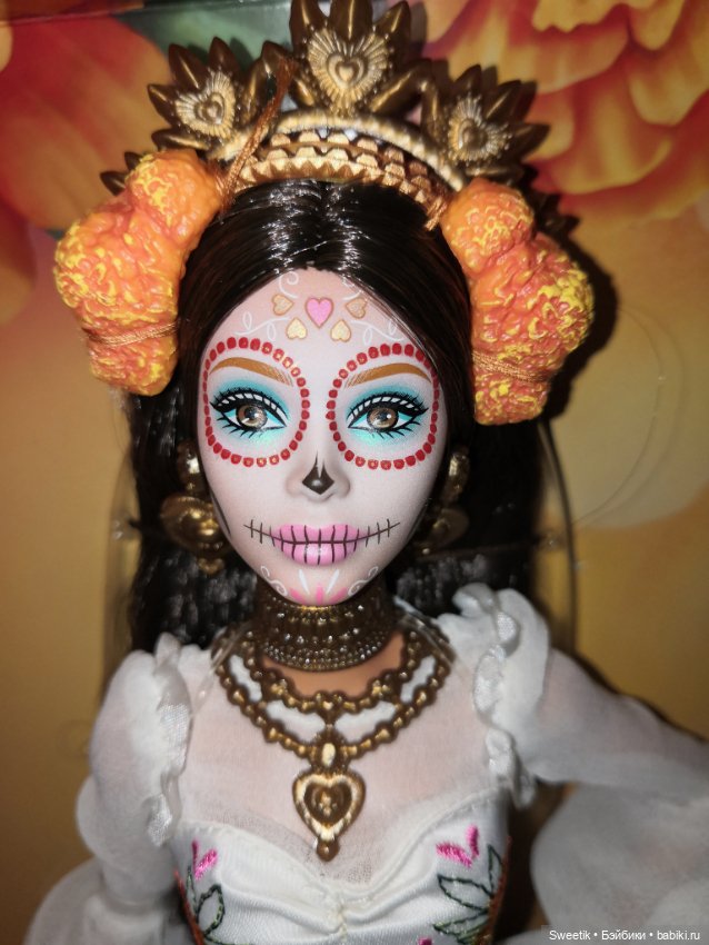 Кукла Барби Dia De Muertos Диа Де Муэртос 2025 (фото 2)