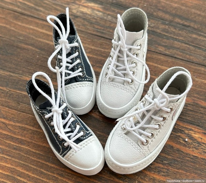 Кроссовки для кукол BJD, размер 55х19мм и 55х21мм (принц Н. Лосевой)