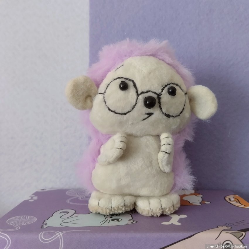 Ёжик в очках и кепке — Авторские игрушки (фото 6)