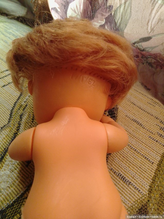 Кукла ГДР. Kiss me, Киссмишка. Вся резиновая (2) Русая (фото 3)