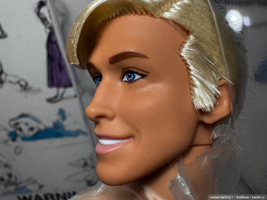 Кен Райан Гослинг из сета "Сцена у костра" по фильму "Барби" нюд (фото 7)