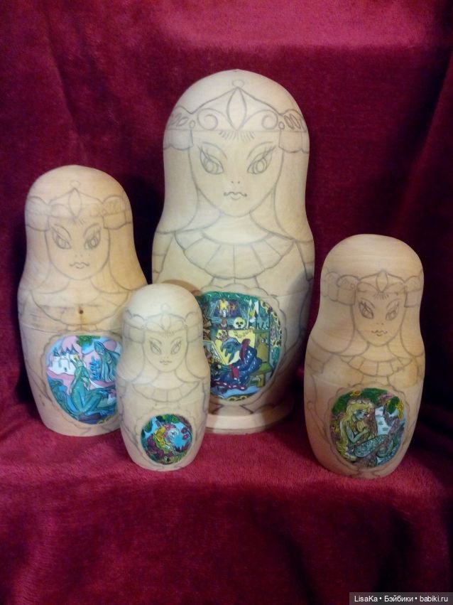 Матрешка со сказками. Набор (фото 6)