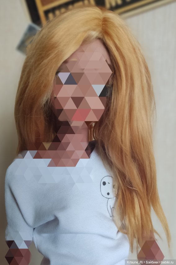 Парик светло-рыжий на Minifee, альпака (фото 4)