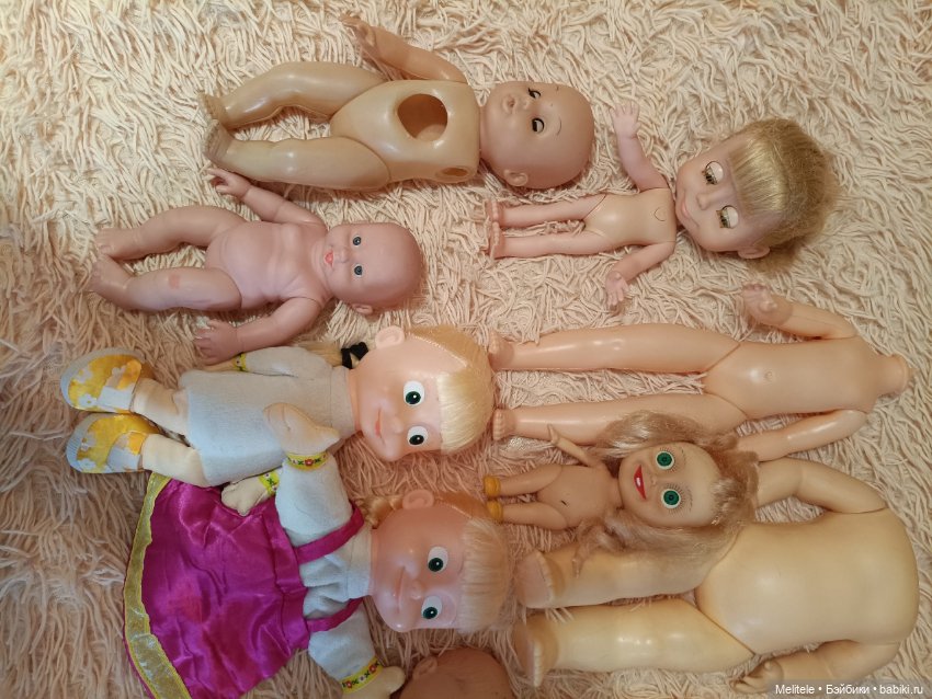 Лот кукол и запчастей для творчества (фото 3)