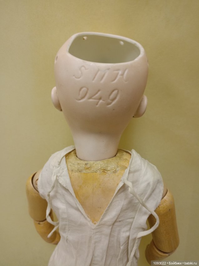 Антикварная кукла Simon Halbig, 949 молд (фото 9)