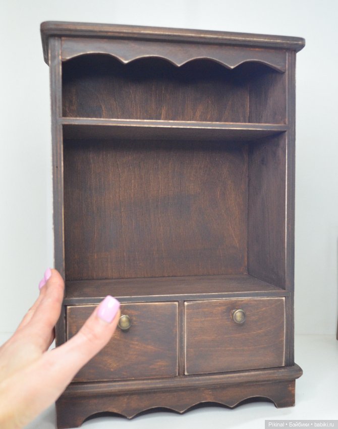 Старый буфет) — Кукольная мебель (фото 6)