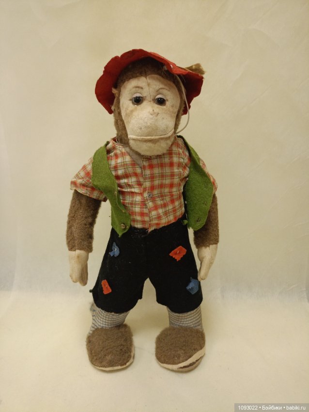 Винтажный обезьян — Винтажные куклы и игрушки детства (фото 2)