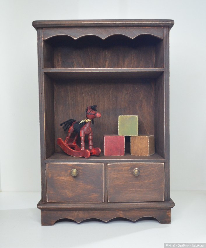 Старый буфет) — Кукольная мебель (фото 2)