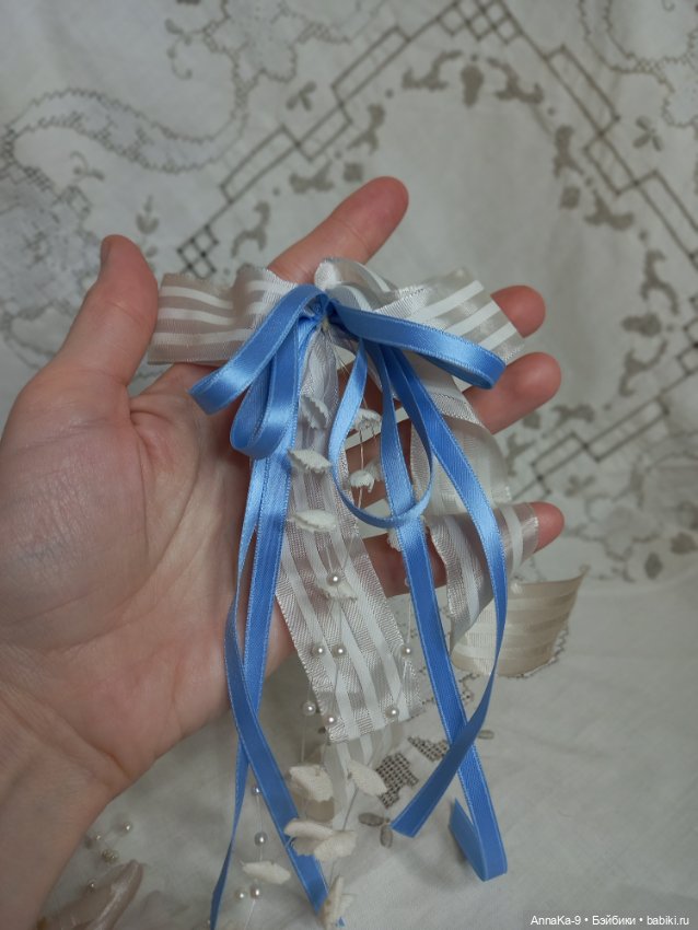 Винтажный букетик из первоцветов (фото 9)