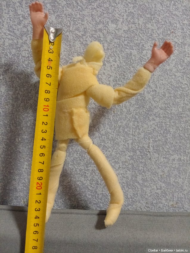 Тело на проволке для изготовления куклы