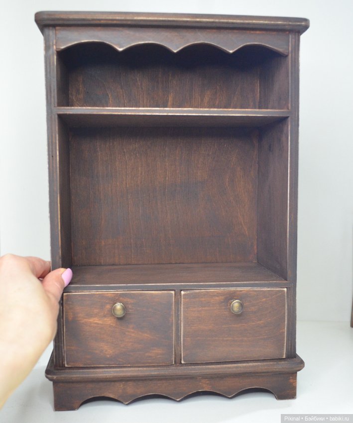 Старый буфет) — Кукольная мебель (фото 8)