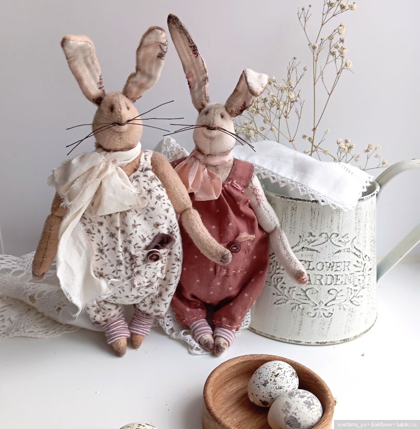 Кролики в винтажном стиле (фото 3)