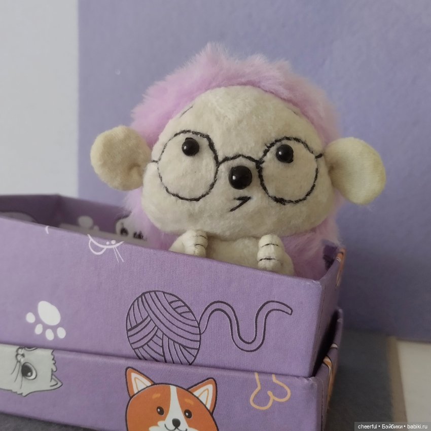 Ёжик в очках и кепке — Авторские игрушки (фото 5)