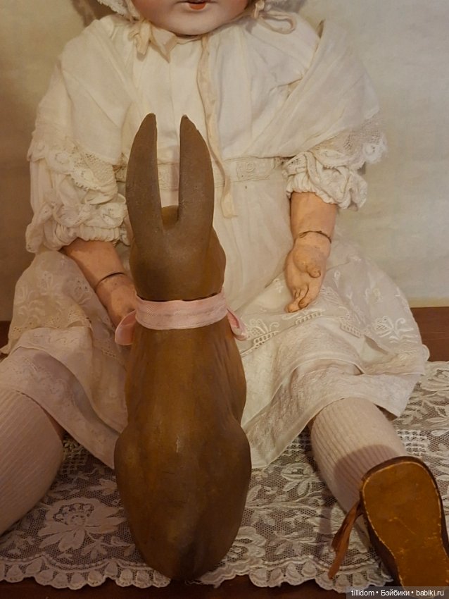 Бонбоньерка зайчик в антикварном стиле (фото 5)