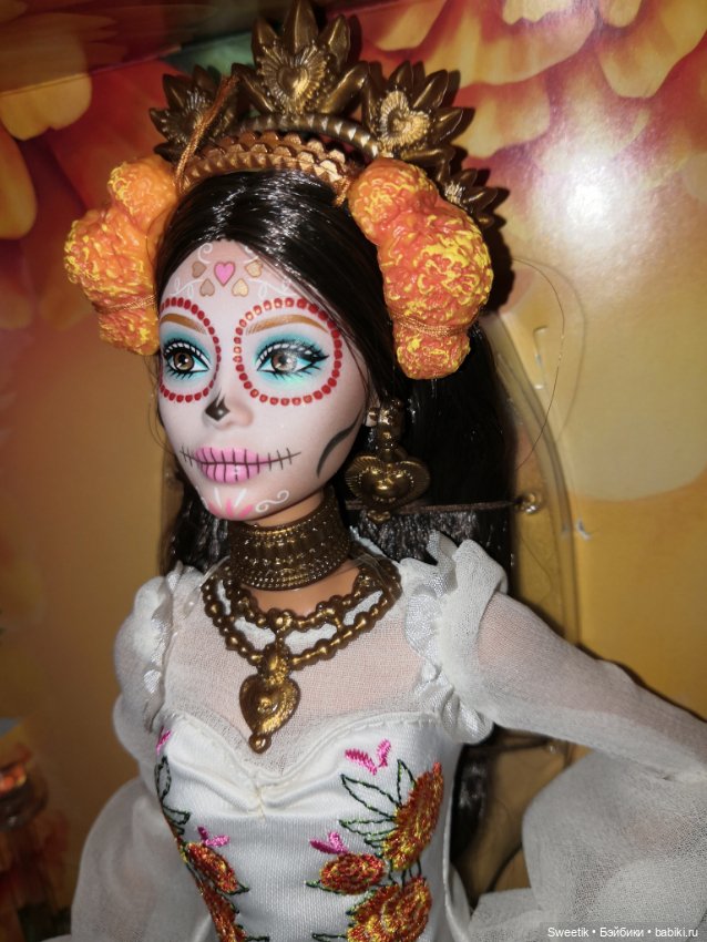 Кукла Барби Dia De Muertos Диа Де Муэртос 2025 (фото 4)