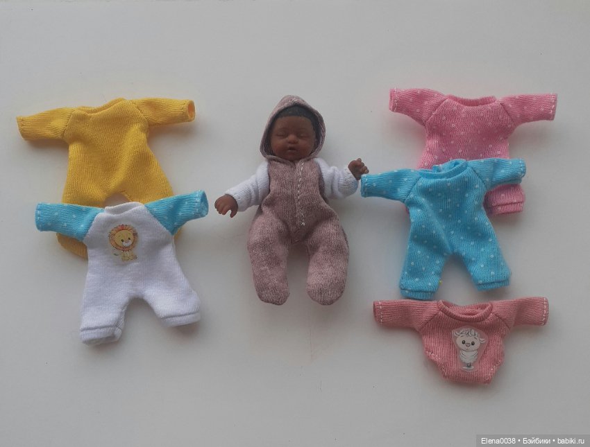 Одежда для мини реборн Zuru ,Зуру 7см