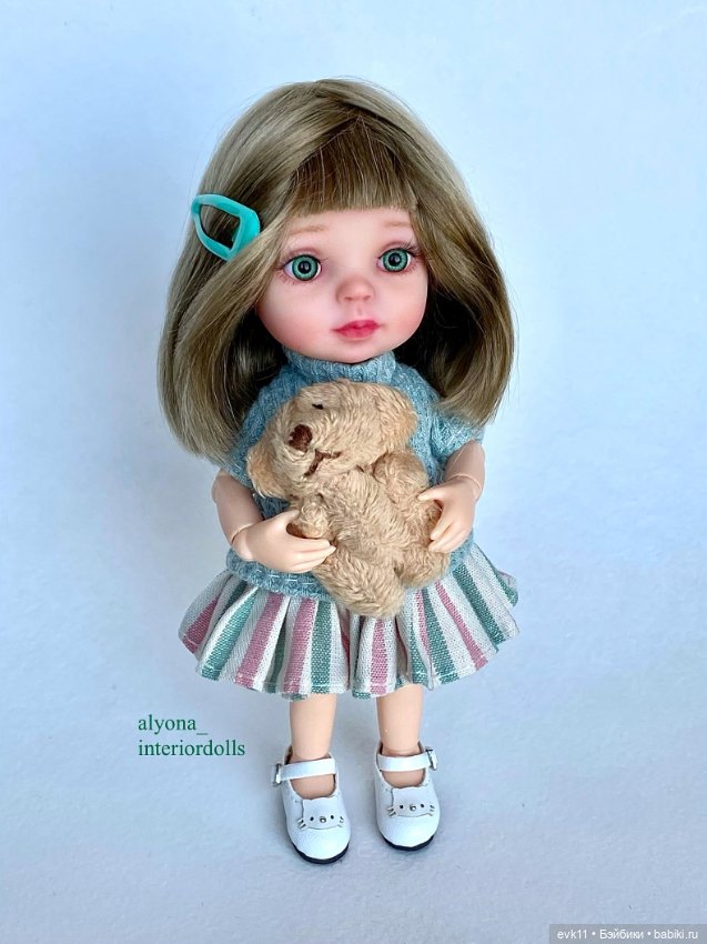 Мини-кукла шарнирная 15-16 см. ООАК (фото 7)