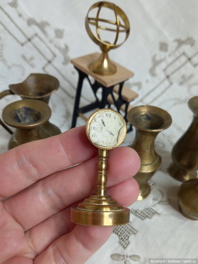 Вазы из латуни — Посуда для кукол