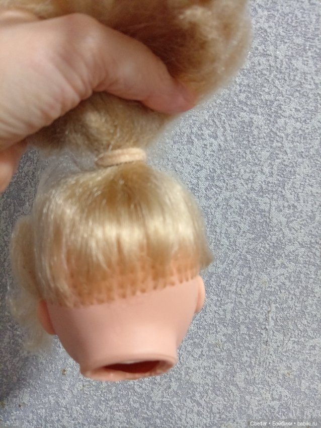 Голова запчасти для куклы (фото 2)