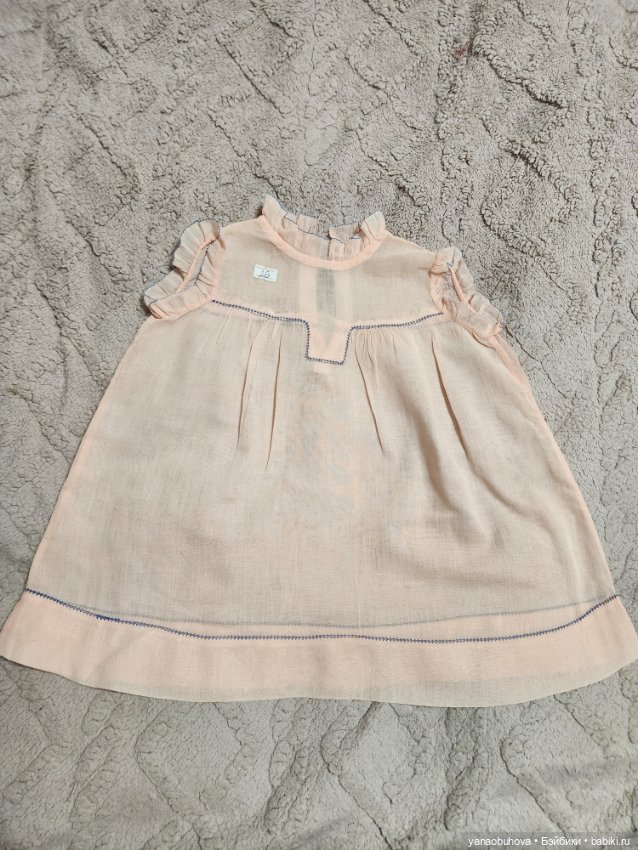 Винтажные тоненькие хлопковые детские платья для ваших кукол