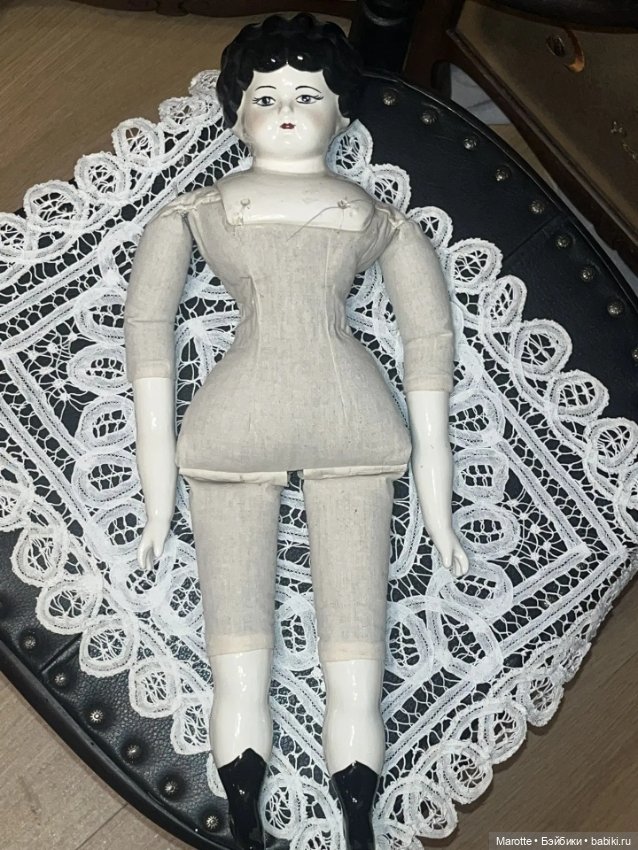 Реплика антикварной куклы China doll (фото 8)