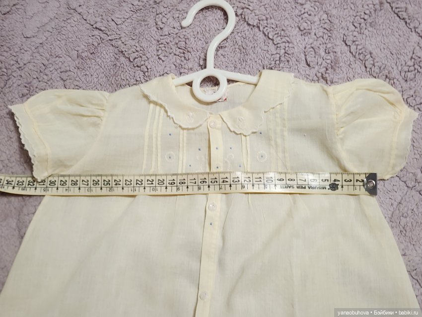 Винтажные тоненькие хлопковые детские платья для ваших кукол (фото 7)