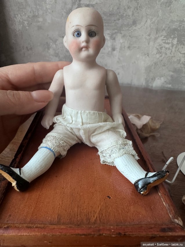 Миньонетта 16 см — Антикварные куклы (фото 7)