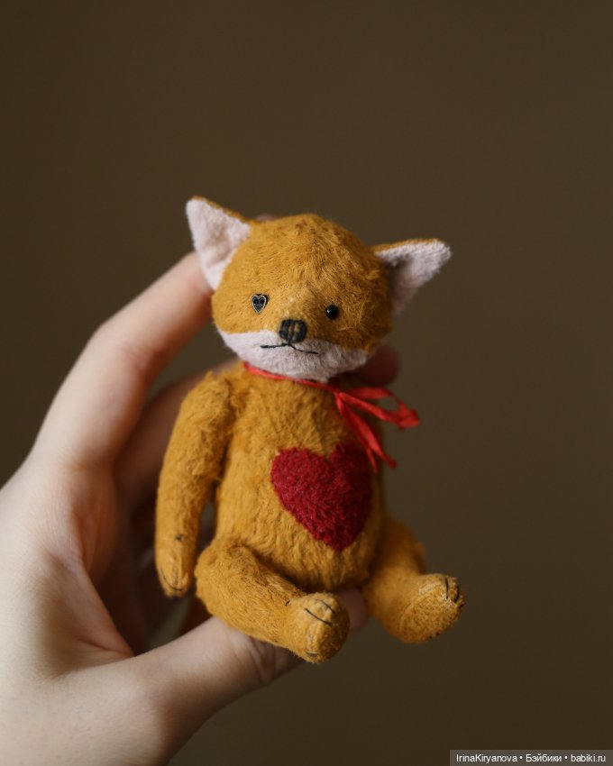 Лис тедди — Авторские игрушки