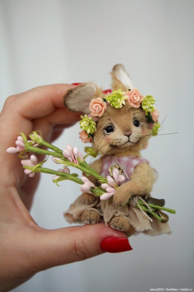Крольчонок Оливия — Авторские игрушки (фото 5)