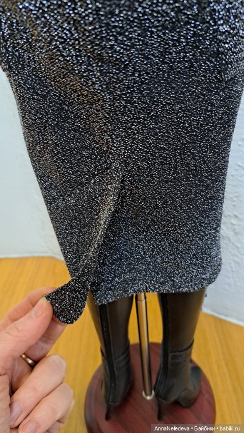 Платье с люрексом для SD — Одежда для BJD (фото 4)