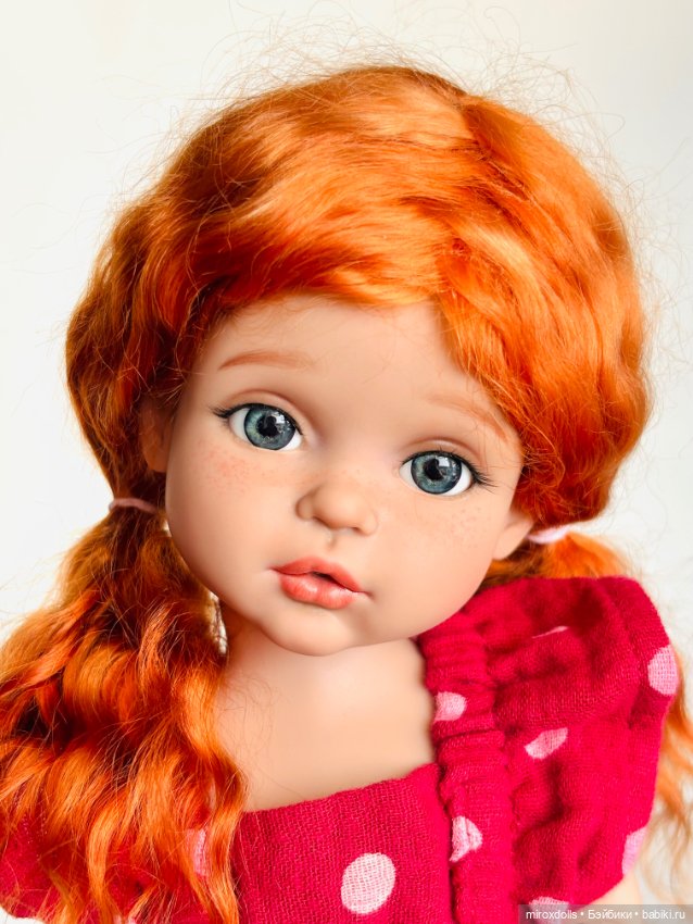 Рыжик Лиза, авторская шарнирная кукла из полиуретана, фулсет (фото 4)