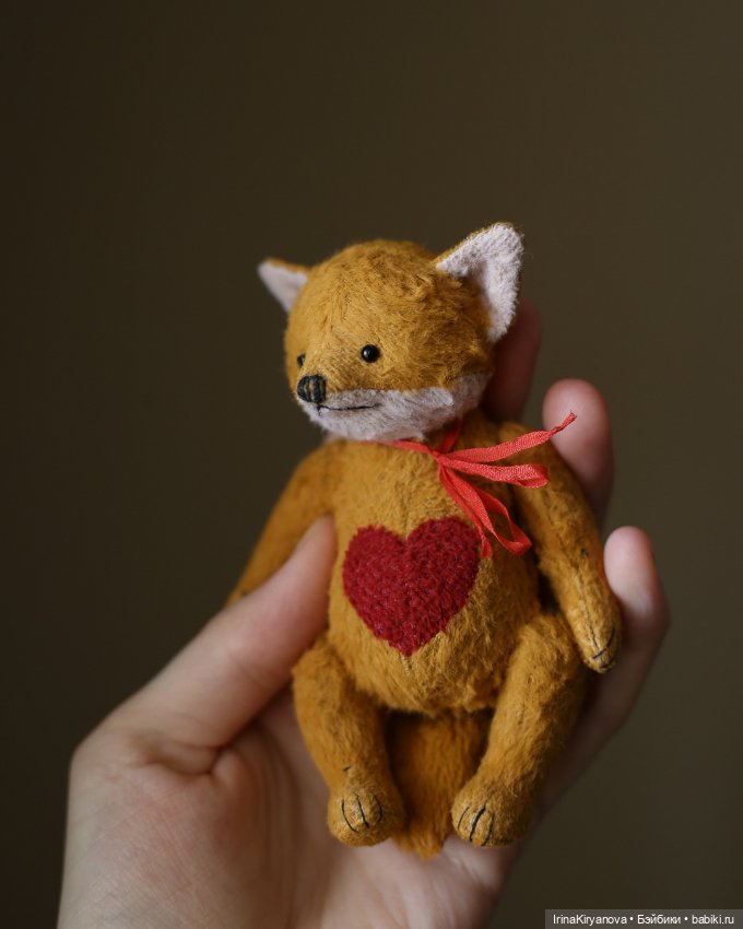 Лис тедди — Авторские игрушки (фото 3)
