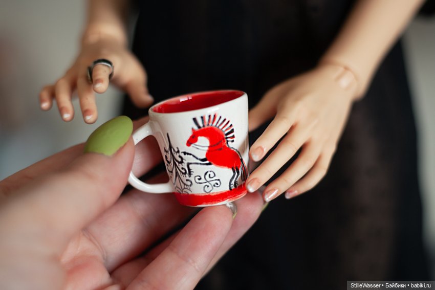 Продам фарфоровую кружку для кукол от Эрмилены (фото 3)