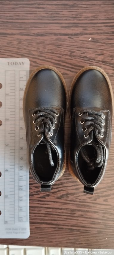 Кожаные туфли для парня 75 см (фото 4)