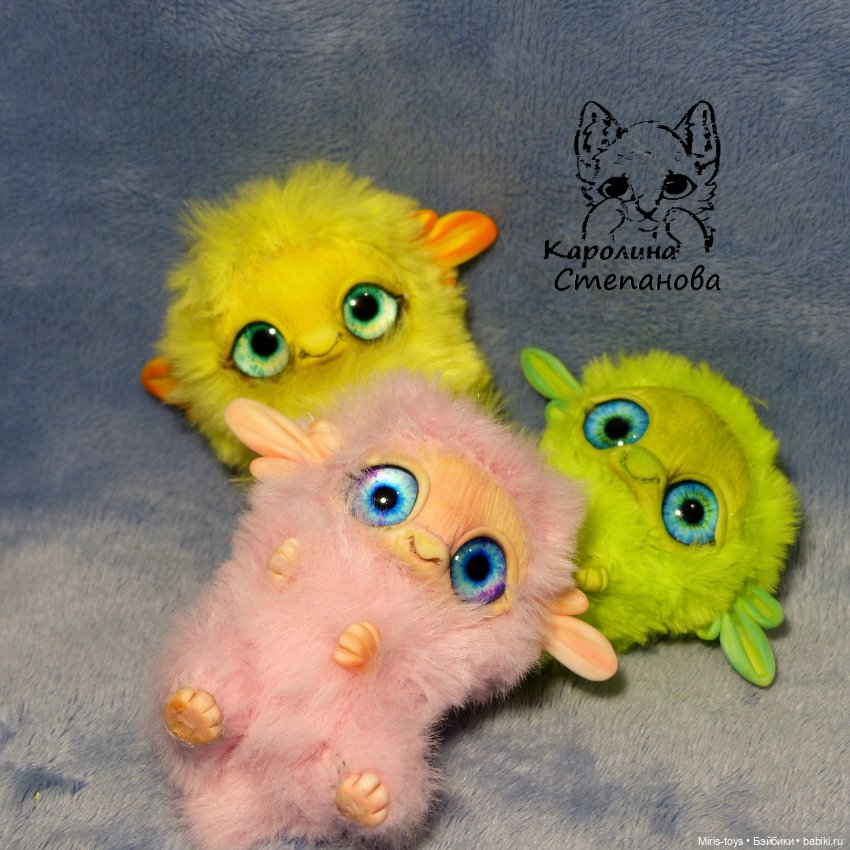 Аксолотль и его компания — Авторские игрушки (фото 4)
