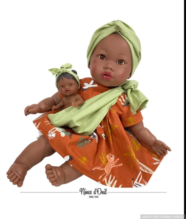 Кукла Nines d’onil Alika мулатка