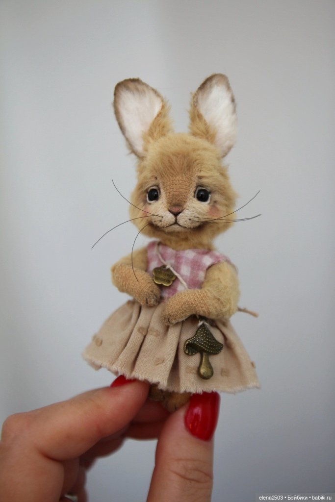 Крольчонок Оливия — Авторские игрушки (фото 2)