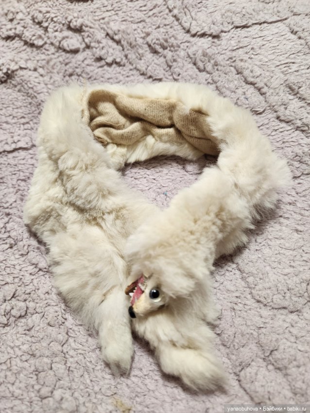 Антикварная кукольная горжетка под реставрацию