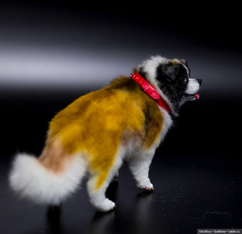 Собака для Барби в смешанной технике формат 1/6 (фото 7)