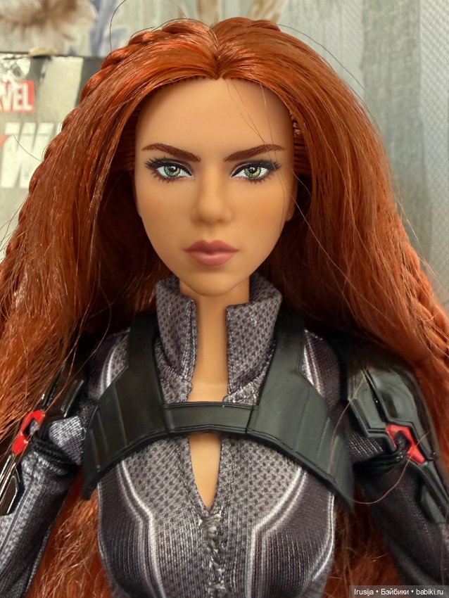 Кукла барби Черная вдова Black Widoow (фото 5)