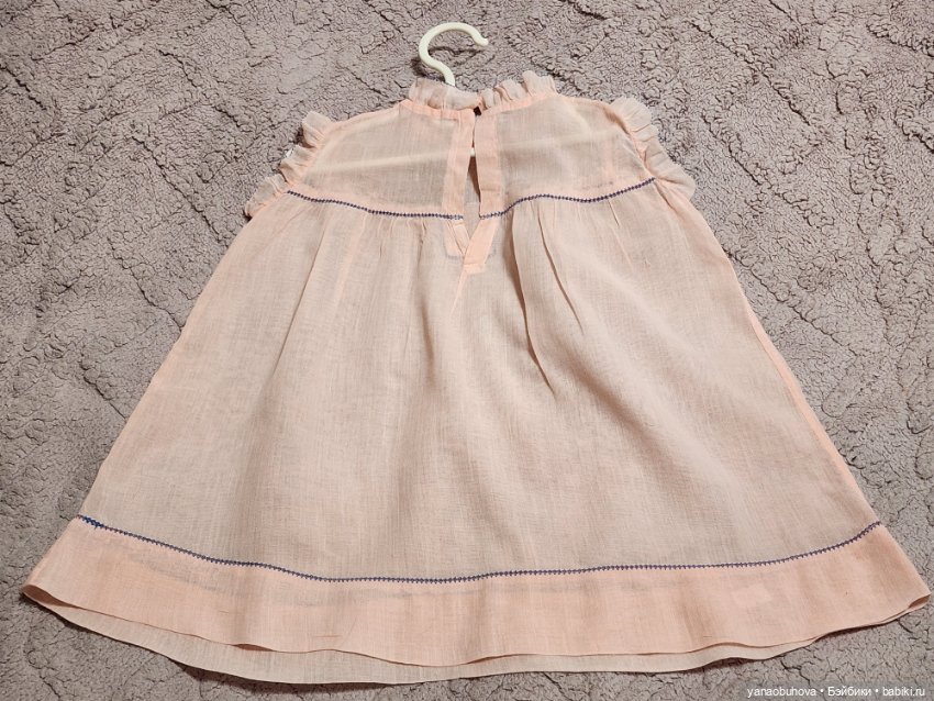 Винтажные тоненькие хлопковые детские платья для ваших кукол (фото 8)