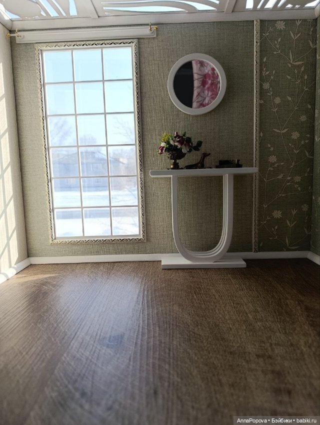 Набор: консоль + зеркало — Кукольная мебель (фото 3)