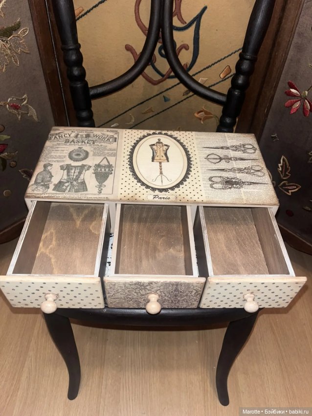 Деревянный органайзер с ящичками (фото 2)