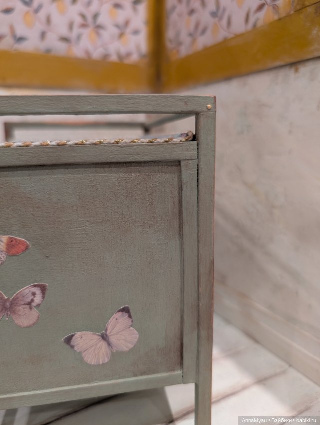 Мини диванчик "Бабочки-шалфей" (фото 7)