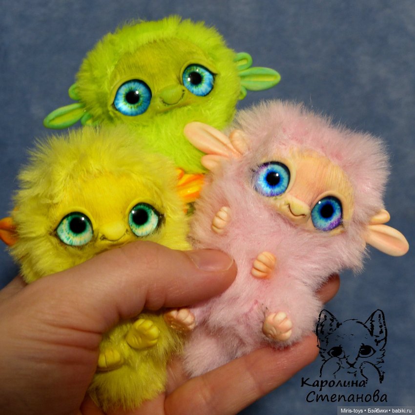 Аксолотль и его компания — Авторские игрушки (фото 2)