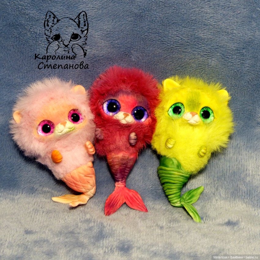 Кошечка русалочка — Авторские игрушки (фото 6)