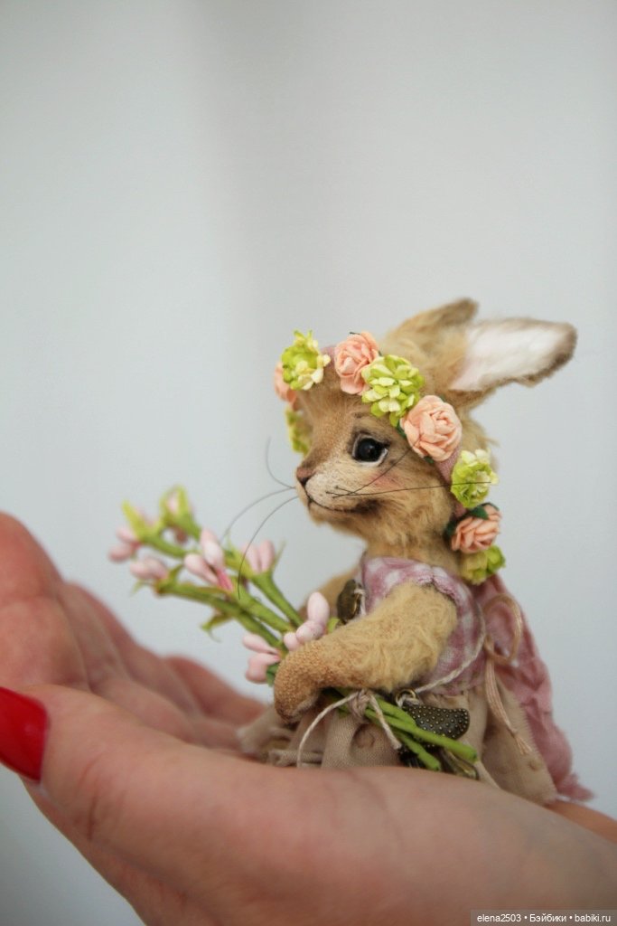 Крольчонок Оливия — Авторские игрушки (фото 4)