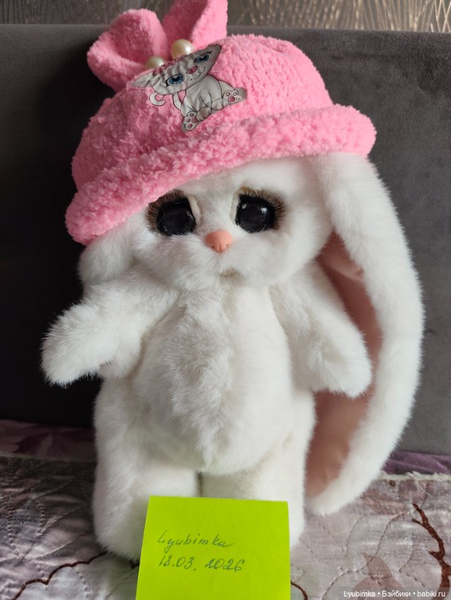 Белоснежная зайка — Авторские игрушки (фото 5)