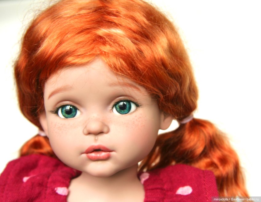 Рыжик Лиза, авторская шарнирная кукла из полиуретана, фулсет (фото 7)